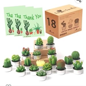 Cactus Candles (shower favors)